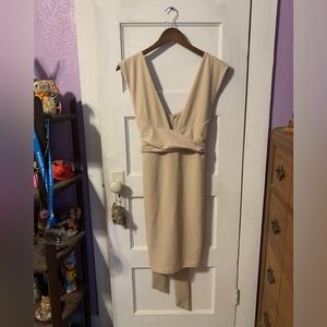 Lulus Tan Formal Dress